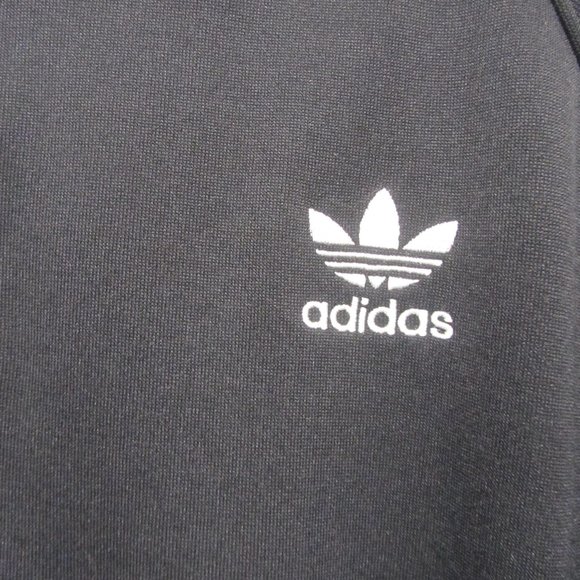 Adidas Originals Firebird Trefoil Track Jacket Black White Men's Large - Picture 3 of 5